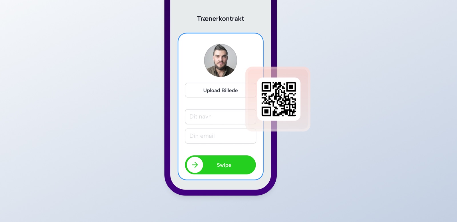 Swipe to Sign – underskriv en træneraftale direkte fra telefonen
